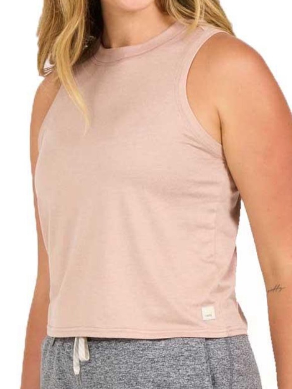 Vuori Energy top dogwood heather SZXS NWT SOFT WORKOUT tank